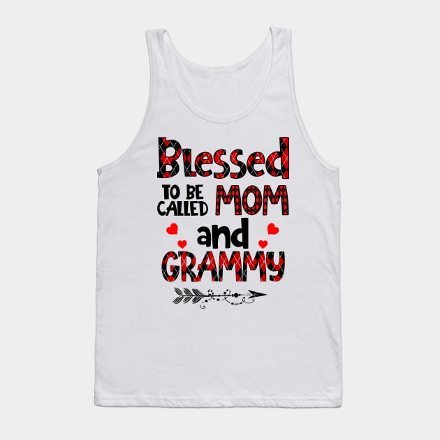 Blessed To be called Mom and grammy Tank Top by Barnard